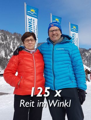 Norbert und Doris Rothhaar Reit im Winkl Langlaufstadion.