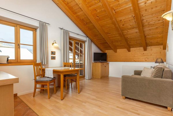 Ferienwohnung Hausberg - Schlaf- und Fernsehsofa